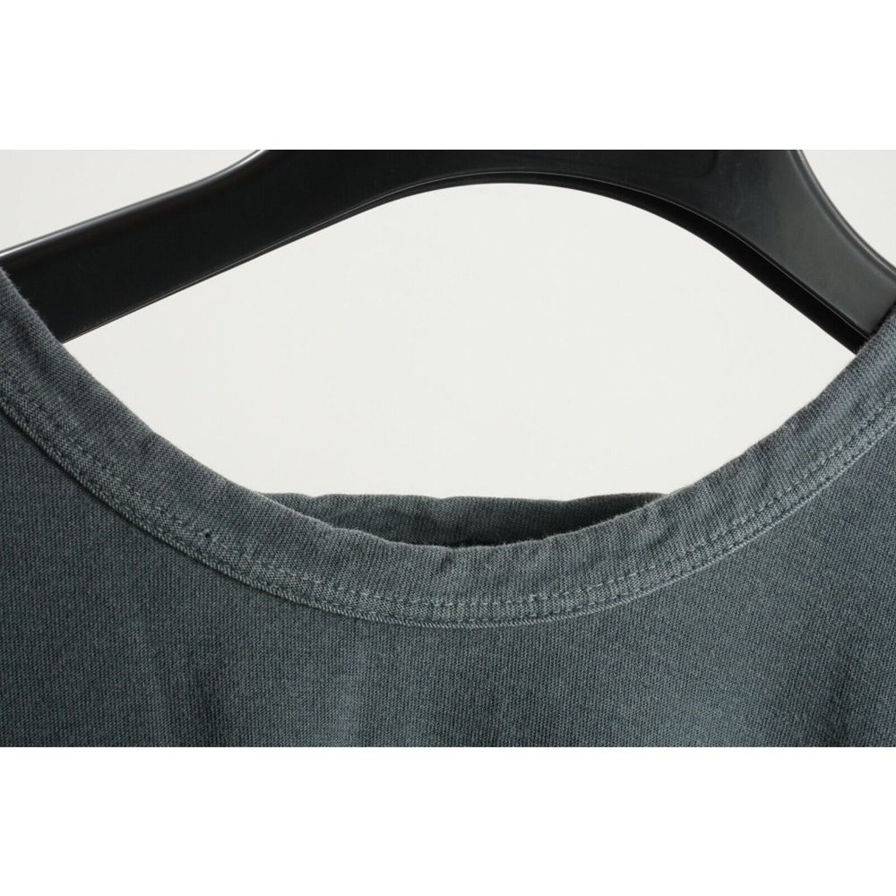 Buck Mason Men's XL Short Sleeve Washed Out Blue Cotton Crew T-Shirt - Picture 7 of 7